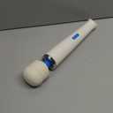 Metooka Therapeutic Cordless Massager - Powerful Massage Tool Handheld 8 Speeds 20 Patterns - Rechargeable Hand Massagers for Sore Muscles - Hand Held Massage Tool for Neck & Back (White)