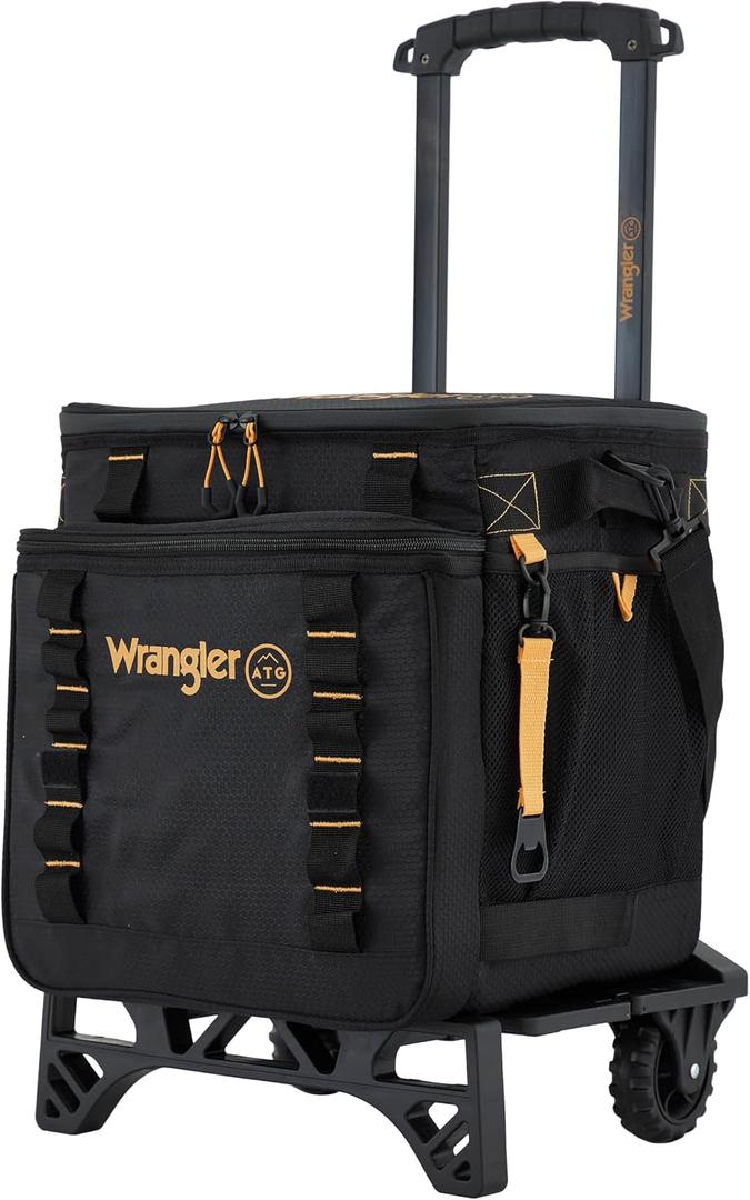 Wrangler ATG Rolling Picnic Cooler Bag 12"D x 13.5"W x 14.5"H