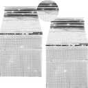 2 Pcs Glitter Disco Table Runner 12x71 Inch Disco Table Cloth Sequin Table Runners Disco Party Decorations Silver White Party Decorations for Disco Theme Parties Birthday Parties Table Cover