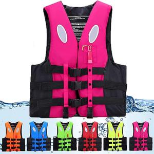 BaHeLs Adult Kayak Vest High Buoyancy Swim Vest Women's Men's Adjustable Safety Jacket Swimming Fishing Outdoor Water SportsSurfing, Rafting, Kayaking (Color : Pink, Size : Medium)