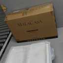 MALACASA Large Casserole Dish with Lid, 4.4 Quart Ceramic Baking Dish for Oven, 13 x 9 Lasagna Pan Deep with Lid, Microwave, Dishwasher Safe, Series BAKE-GREY