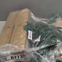 3 Feet Premium Green Christmas Tree 12 Modes Dual Color Change Timer DIY 50 Warm White & Multicolor Lights Star 15 Ball Ornaments Battery Operated Small Artificial Full Xmas Tree Table Home Indoor