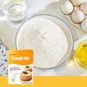 SUKIMI Pancake and Waffle Mix 400g, Light and Airy Moist Pancake Mix, Low Carb Pancake Mix, Golden Pancakes for Breakfast or Snack, Easy Homemade Treats (EXP 09/26/26)