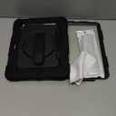 Case for iPad (A16) 11th Generation 11 Inch (2025), Ubearkk for iPad 10th Generation 10.9 inch 2022 case with Screen Protector, 360 Degree Rotating Stand/Adjustable Shoulder Strap/Pencil Holder, Black