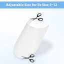 Grevosea 6 Pairs Shoe Trees for Women, Boot Inserts to Keep Shape Plastic Shoe Shaper Inserts Clear Shape Holder Boot Tree Crease Protectors for Sneakers Leather and Boot