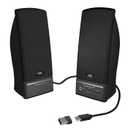 Cyber Acoustics CA-2014USB 2.0 Multimedia Desktop Computer Speakers, Compatible with USB C or A Devices, Adapter Included
