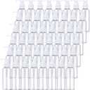 Nuenen 48 Pcs Refillable Empty Lotion Bottles 4oz/120ml Plastic Pump Bottles Conditioner Shampoo Dispenser Leak Proof Pump Container for Body Wash, Creams, Liquid Soap(White)