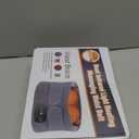 Heating Pad for Back, Lumbar Massager, Heated Waist Belt Wrap, Lower Back Pad with Heat Vibration 3 Levels Adjustable, 180 mins Battery, Cordless Portable, Touchscreen Control