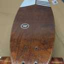 Magneto 40 Inch Pintail Longboard Skateboard | Dark Stained Hard Maple Core Long Board Deck | Cruiser Skateboards, Carver, Freestyle | Skateboard for Adults Teenagers Men Women | Free Skate Tool