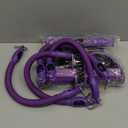 2026 Upgrade Foot Pedal Resistance Band, Adjustable 4-Tube Pedal Ankle Puller Resistance Band with Handle, Multifunction Home Gym Equipment, Stirrup Puller for Men Women for Full Body Exercise -Purple