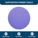 Benchmark Abrasives 6" Premium Ceramic No Holes Film Backed Hook and Loop Discs for Sanding of Metals Non-Ferrous Metals Wood Plastic Fiberglass (Pack of 50) - 40 Grit