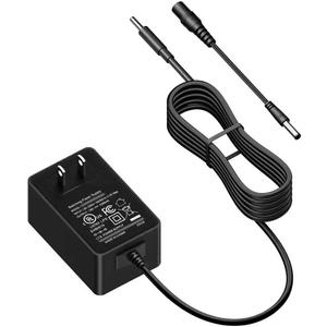 18V Charger for Hypervolt 2/2 Pro/Go/Go 2 Power Cord for Hyperice 2/2 Pro Massage Gun for Vyper 3/2/Go Replacement AC Adapter Power Supply Cord 6Ft