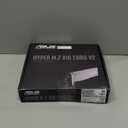 ASUS Hyper M.2 X16 PCIe 3.0 X4 Expansion Card V2 Supports 4 NVMe M.2 (2242/2260/2280/22110) Upto 128 Gbps for Intel VROC and AMD Ryzen Threadripper NVMe Raid