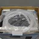 Dehumidifier, 98OZ Dehumidifiers for Home(1000sq.ft), Humidity Display Dehumidifier for Basement Bathroom Bedroom, Auto Shut Off, Washable Filter, Drain Hose, Timer, 7 Ambient Lights, White