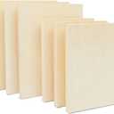 Bright Creations Unfinished Wood Frames for Canvas Paintings - 9 x 12 & 11 x 14 in, 6 Pack, Brown, Traditional - Multi Pack Wood Art Boards for Panel Painting & Wall Decor