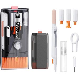 Keyboard Cleaning Kit All in 1 Keyboard Cleaner,Laptop Computer Screen Cleaning Brush, Cleaning Pen for Airpods, Gaming PC Accessories Electronics Clean Tool,Cleaning Kit for iPhone/iPad/Monitor