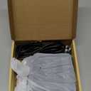 JACKYLED Alarm Clock with 4 USB Chargers Power Strip 3 Outlets 1700J Surge Protector Nightstand Dimmable Digital Clock with Dual Alarm and Snooze Function for Bedroom, Full Screen LED Display (Black)