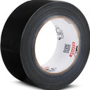 Team Gaffer Black Professional-Grade Gaffer Tape | Water-Resistant, Heavy-Duty & No-Residue for Reliable & Convenient Repairs, Marking, Cable Management | 2 Inches x 30-Yard Per Roll (1 Pack)