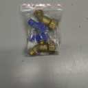 2 Pack XFITTING 3/4 in FPT x 3/4 in GHT 1/4 Turn Brass Hose Bibb