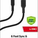 ZGear 6 Foot Sync Charge Cable For USB-C