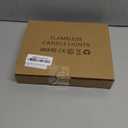 Battery Operated Led Tea Lights Candles:50 Pack Flameless Electric Fake Candle, Realistic and Bright Flickering Votive Tealights, Long Lasting 200+Hours,for Wedding,Party,Home Decoration (Warm Yellow)