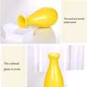 6 - Piece Set of Contemporary Ceramic Vases, for Bouquets, Ideal for Modern Home Decor, Unique Design, Easy to Clean (Teardrop)