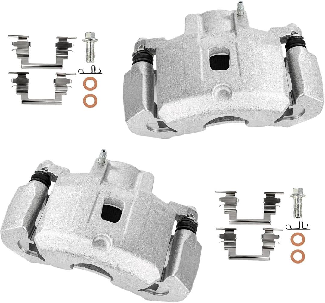 cciyu Front Left & Right Disc Brake Calipers Assembly 19B2614 19B2615