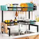 NestOrganix Over The Sink Dish Drying Rack, Dish Drying Rack for Kitchen, 4 Baskets