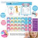 Tooth Fairy Box, Tooth Holders for Kids Keepsake, Tooth Container Box Gift, Tooth Saver PP material for Boy or Girl, Plastic storage containers for household use(2 PCS)