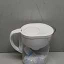 Brita Large Water Filter Pitcher for Tap and Drinking Water, Includes 1 Standard Filter, BPA-Free, Lasts Two Months, 10-Cup Capacity, Bright White