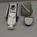 SupMaKin Safe Mandoline Slicer for Kitchen, Potato Slicer, All in 1 Vegetables Slicer and Chopper, French Fry Cutter, Adjustable Thickness, Dishwasher Safe Chopping Artifact Gift (Blue)