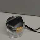 Pill Bottle Organizer with 7 Large Compartments, Pill Dispenser 4.4" H x 3.6" Dia for Travel, Supplement Organizer with Anti-Mixing Design, BPA-Free Pill Container with 20 Pcs Labels, Black