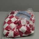 LOMAO Throw Blankets Flannel Blanket with Checkerboard Grid Pattern Soft Throw Blanket for Couch, Bed, Sofa Luxurious Warm and Cozy for All Seasons (Burgundy, 50"x60")