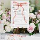 Bridal Shower Invitations, Bridal Shower Invitations With Envelopes, Wedding Invitations, Pink Invitation Cards, Fill in Blank (25 Pcs & Envelopes)/HLinvite-01