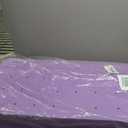 IULULU Gel-Infused Memory Foam Mattress Topper Twin Size, 4 Inch, Purple
