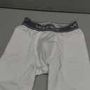 Youper Boys Youth Padded Sliding Shorts with Soft Protective Athletic Cup for Baseball, Football, Lacrosse (X-Small, White Grey)