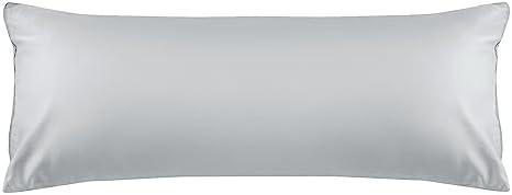 Warmstar Cotton Body Pillow Cover 1 Pack, 600 Thread Count Body Pillow case 20"x54", Long Body Pillow Case Cover Soft Breathable with Envelope Closure,Grey