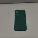 GiiYoon Silicone Case Compatible with Samsung Galaxy S20, Full Body Silky Soft Touch Phone Case with Camera Protection, Shockproof Cover with Microfiber Lining, Green