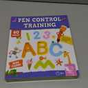 Preschool Learning Activities 60 Reusable Pages, Tracing Letter Number Handwriting Practice Book for Kids, Montessori Autism Educational Fine Motor Toddler Learning Toys for 3 4 5 Year Olds