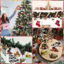 Barydat 24 Pcs Arborist Ornaments for Christmas Tree, Wooden Decorative Arborist Hanging Ornaments for Xmas Tree Arboriculturist Gifts