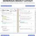 2026 Planner, Weekly and Monthly Calender Planner, Jan 2026 to Dec 2026, Hardcover 2026 Calendar Book with Tabs & Inner Pocket, Office Home School Supplies for Women & Men - A4 (8.5" x 11"), Lavender