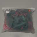 Lilosy Sexy Choker Floral Lace Scallop Sheer Underwire Push Up Garter Belt Lingerie Set 3 Piece (Small, Army Green)