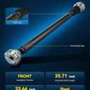 PHILTOP Front Drive Shaft Assembly compatible with Jeep