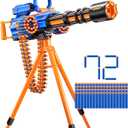 X-Shot Insanity Motorized Rage Fire by ZURU 72 Darts, Air Pocket Technology Darts, Dart Storage, Blasting Power, Auto Feeding Belt, Tripod & Scope, Outdoor Toy for Boys, Girls, Teens, Adults