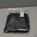 Weintee Women's Petite Cotton Pull On Pants with Pockets, Size M (Black)