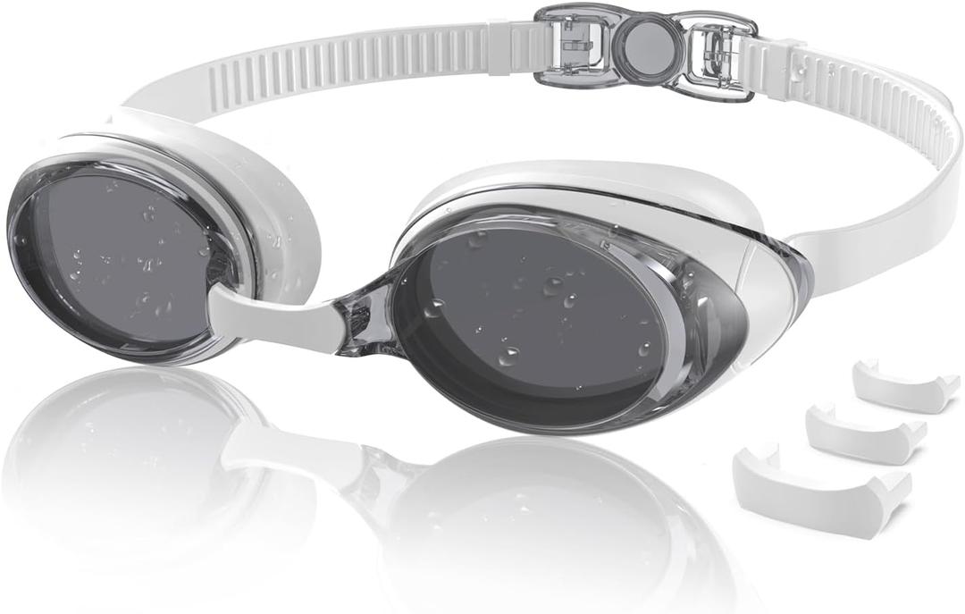 2 x Aegend Flat Lens Swim Goggles, Anti-Fog Swimming Goggles, No Leak Anti-UV Pool Goggles for Adult Men Women Youth