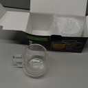 CNGLASS 10oz Double Walled Glass Coffee Mugs(2-pack),Clear Coffee Cups with Handle,Glass Espresso Mugs for Latte,Cappuccino,Tea