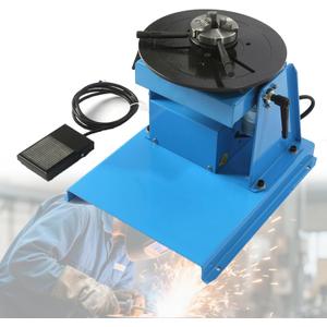 Welding Rotary Table Welding Machine Positioner,Stable Welding Turntable Manipulator 0-90 Welding Rotary Table Welder Positioner for Annular Welding