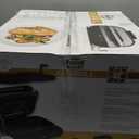 Ninja | Indoor Grill and Air Fryer| Foodi Smart XL | 6-in-1 Grill, Air Fry, Roast, Bake, Broil, Dehydrate & Crisp |Smart Thermometer & Splatter Shield | Dishwasher Safe Parts | Black/Silver | FG551