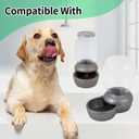 Pet Fountain Charcoal Water Filter Replacement, Dog Cat Water Bowl Filter Pet Water Filter Fit for Gravity Waterer Bowls Pack of 14